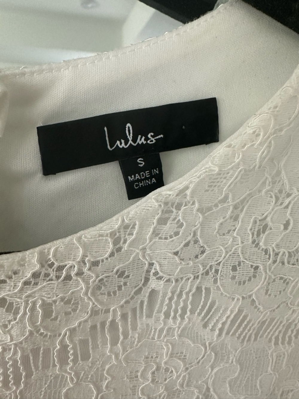White Lace Dress - Picture 3 of 3